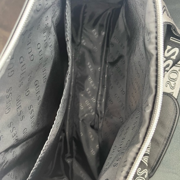 GUESS Black and White Shoulder Bag - Picture 4 of 12